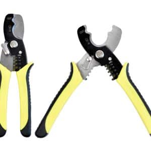 Pinza Alicate Pela Cables Multifuncion Mango Amarillo