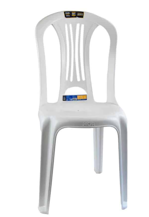 SILLA PLASTICO BISTRO BLANCA MOR