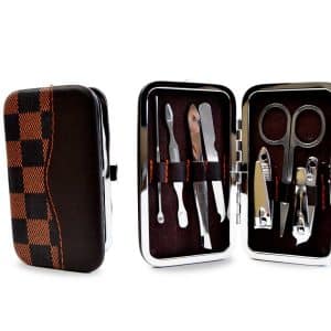 Set Manicura 7Pcs En Estuche Cuerina 11X6X1Cm 5 Diseños