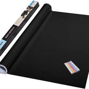 Pizarra Adhesiva Negra Con Tizas 5Pcs 45X200Cm
