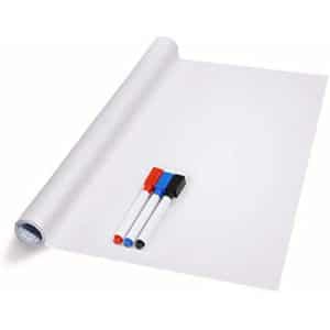 Pizarra Adhesiva Blanca Con 1 Marcador 45X200Cm