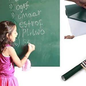 Pizarra Adhesiva Verde Con Tizas 5Pcs 90X200Cm
