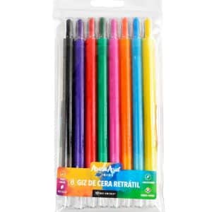 Crayola X8Pcs Finas Larga Retractil Arara Azul