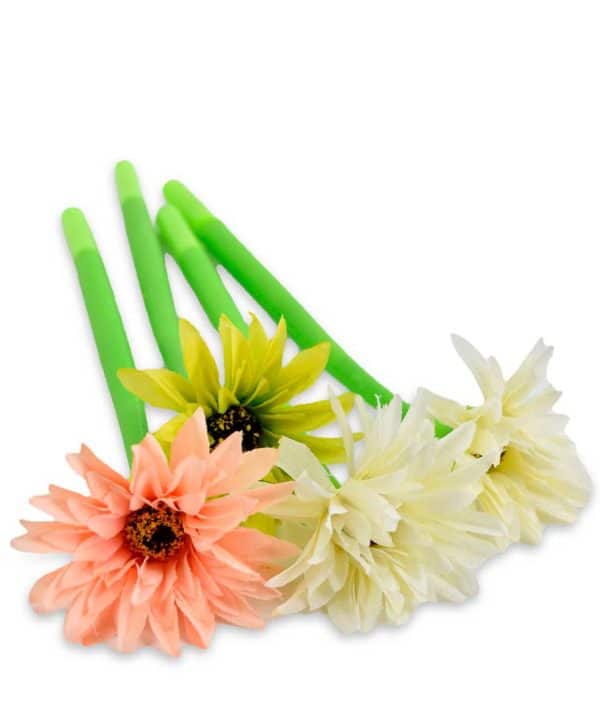 BOLIGRAFO GEL X1 FORMA FLOR LARGA PUNTA FINA 0.5MM 27634