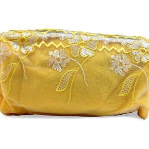 Cosmetiquero De Tela Tipo Bolsa Con Cierre 20 X 14 X 5 Cm