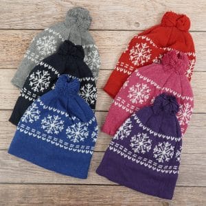 Gorro De Lana Bariloche Con Pompon