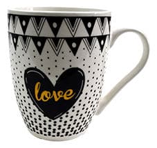Jarra Desayuno Corazon 3 Diseños