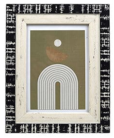Portarretrato Madera Doble Marco 19.5X24.5X1.5Cm Para Foto 13X18Cm Green Deco