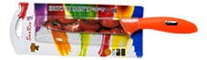 Cuchillo Para Fruta Con Diseño Mango Plastico Fino 22.5X2Cm Blister