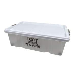 Caja Organizadora 29Lt Grande Baja Con Ruedas Don´T Touch