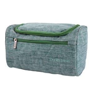 Bolso De Viaje Lona Con Bolsillo 3 Colores 24X14X12Cm