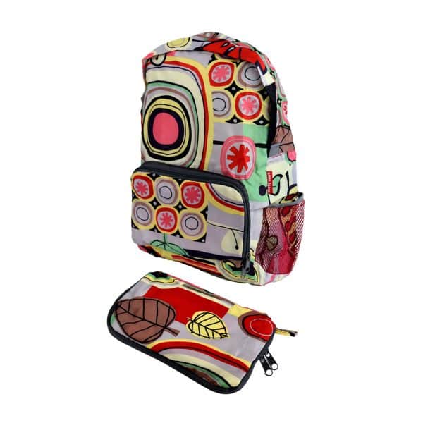 Mochila Monedero Tela Estampada - Imagen 3