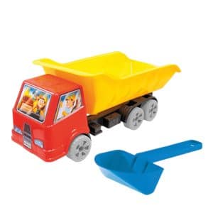 Camion con volcadora.