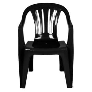 Silla Poltrona Plástica Mor Negra