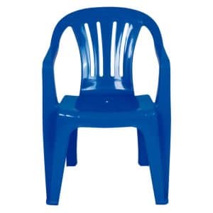 Silla Poltrona Plástica Mor Azul