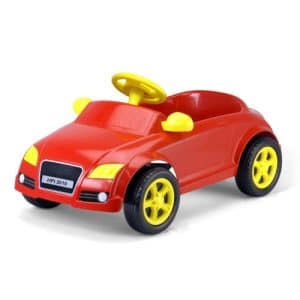 Buggy Xplast Auto A Pedal Con Casco Rojo