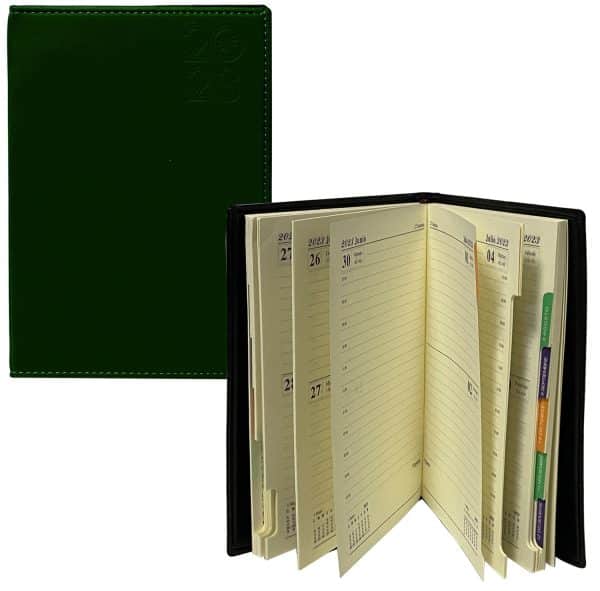 Agenda Cuerina Lisa Con Indicador - Imagen 2