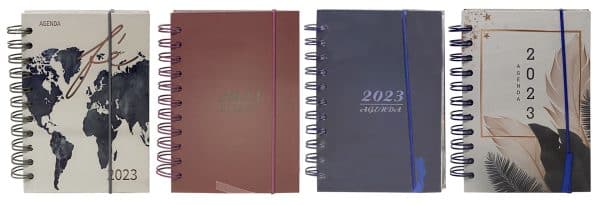 Agenda Tapa Dura Con Espiral