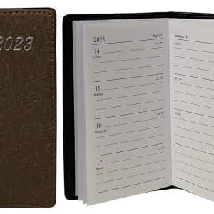Agenda Cuerina Chica 10X18Cm
