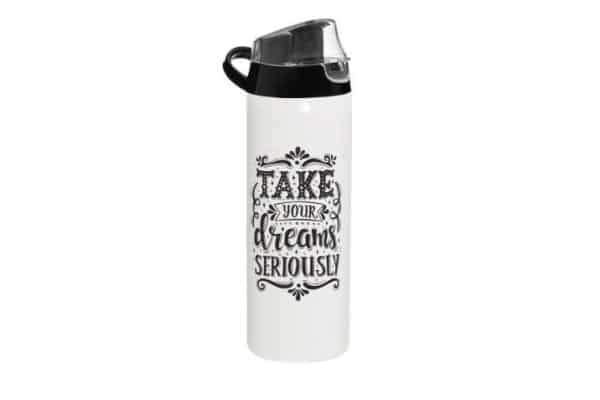 CANTIMPLORA HEREVIN 750ML PLASTICO DECORADA TAKE YOUR DREAMS