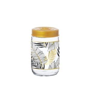 Frasco Herevin Vidrio 660Ml Linea Gold Leaf