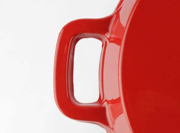 Olla Magefesa Hierro Fundido Con Tapa 24Cm Ferro Eco Rojo - Imagen 3