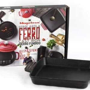 Asadera Magefesa Hierro Fundido 23 Cm Ferro Eco Negro
