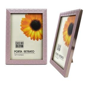 Portarretrato Plastico Labrado Rombo 15X20.5X1.5Cm P/Foto 13X18Cm
