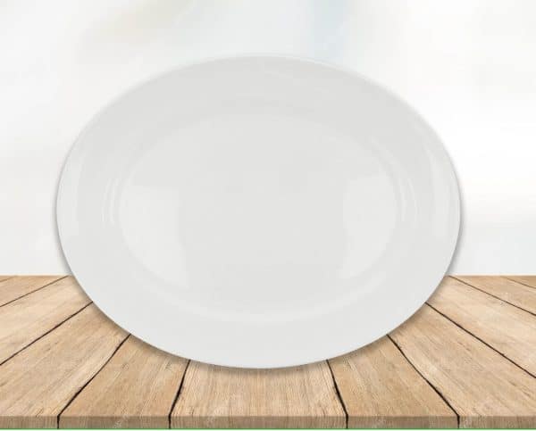 Fuente De Ceramica Oval - Imagen 2