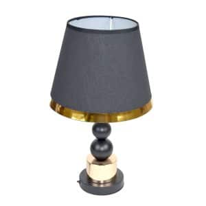 Lampara Mesa 25X42X11Cm Base Madera