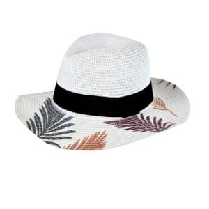 Sombrero Panameño Ala Ancha Estampado