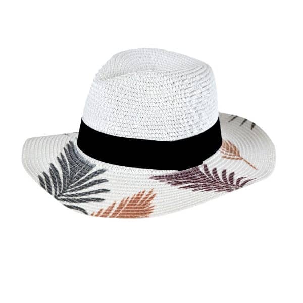 Sombrero Panameño Ala Ancha Estampado