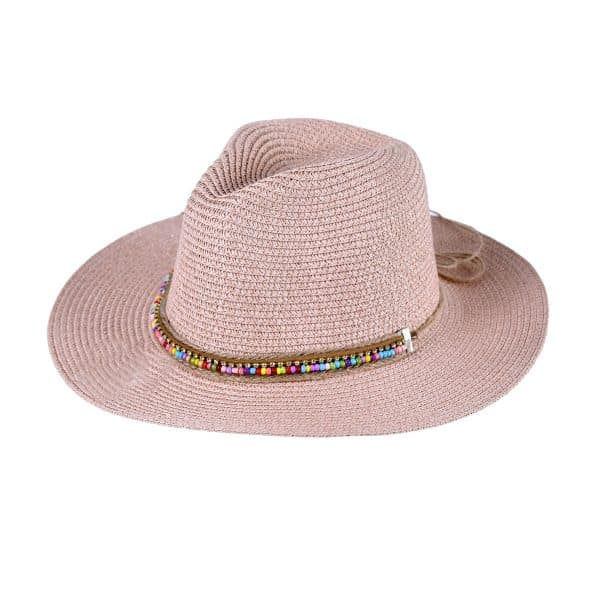 Sombrero Panameño De Ala Ancha Con Cinta - Imagen 3