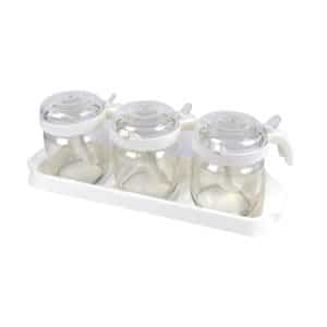 Especiero Herevin 3 Piezas Linea Off White