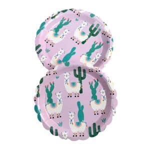 Platos de Papel descartables 10 piezas con diseño