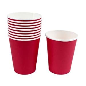 Vaso De Papel Colores Lisos X 10 Unidades