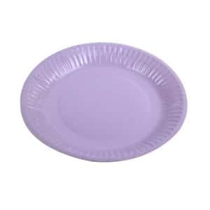 Platos Descartables 10 Piezas Color Liso De 18Cm