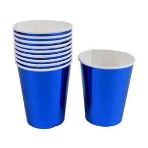 Vaso Metalizado Descartable X 10 Piezas