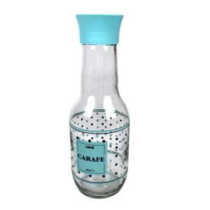 Botella Vidrio 1000Cc Punto Decorated
