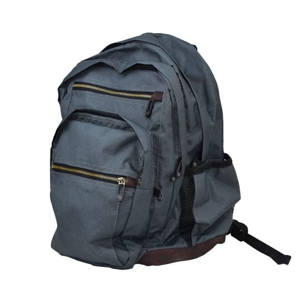 Mochila Lona/Cuerina Lisa Reparticion P/Pc 5 Cierres