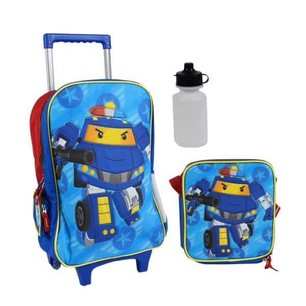 MOCHILA SET X3PCS CARRO + LUNCHERA + CANTIMPLORA - Imagen 2
