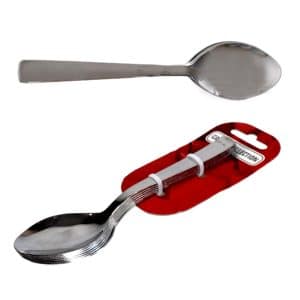 Set de 6 cucharas de postre de acer