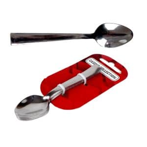 Set De 6 Cucharas De Té De Acero