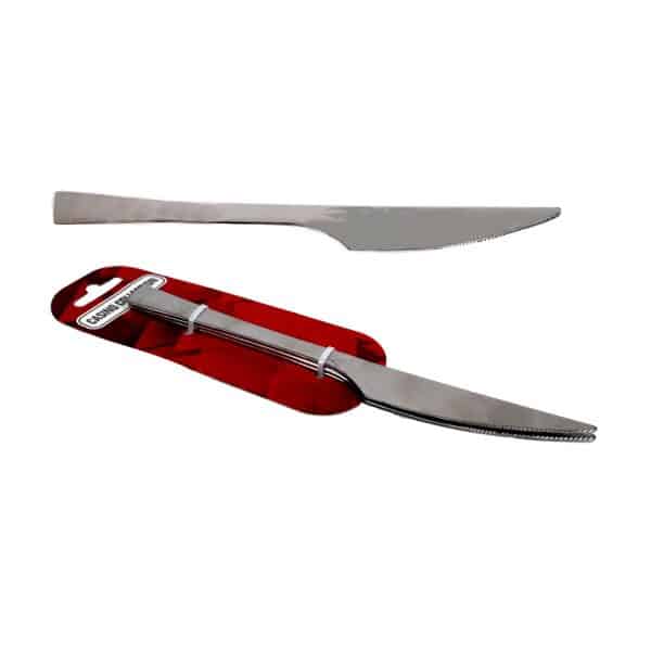 Set De 3 Cuchillos De Acero De 21 Cm