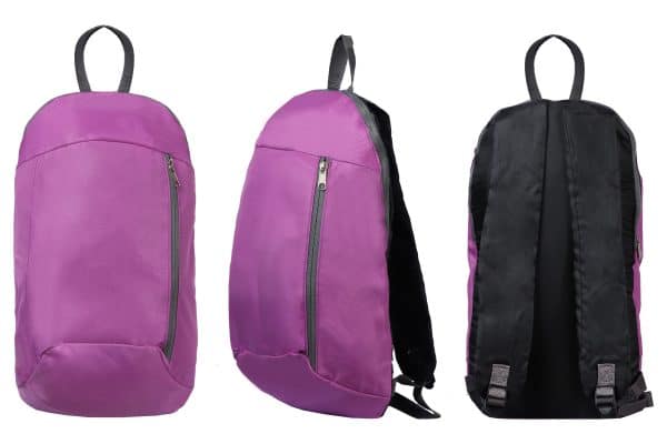 Mochila Lona Trekking Ultraliviana 10Lt Cierre Vertical 40X23X14Cm