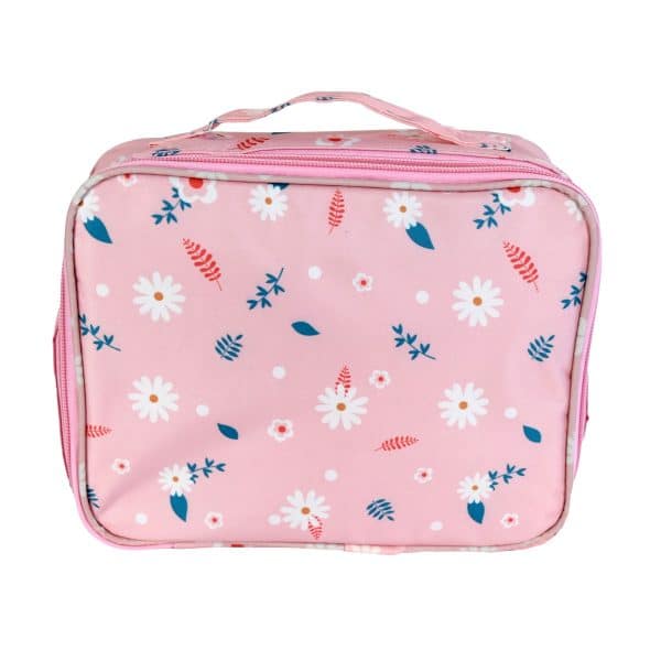 Cosmetiquero rectangular con organizador de pinceles - Imagen 3