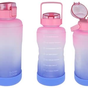 Botella Plastico 4Lt Cantimplora Base Silicona 38.5X14Cm Con Asa
