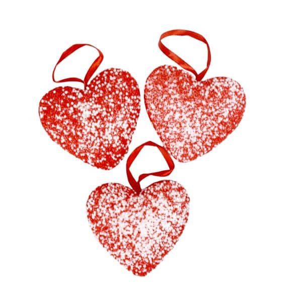 Corazón De Espuma 3 Piezas Para Colgar - Imagen 2