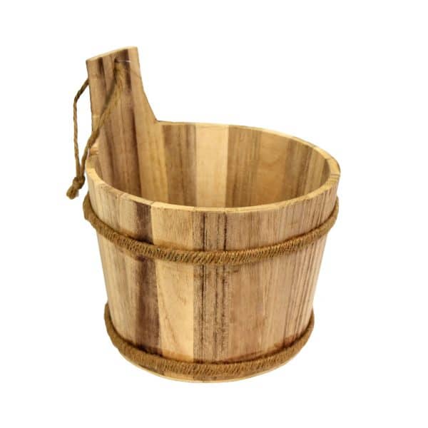 Balde De Madera Chico - Imagen 2
