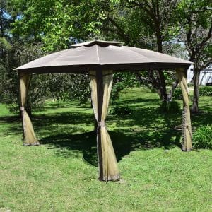 Gazebo De Aluminio Con Mosquitero 3.4M X 2.75M X 2.8M